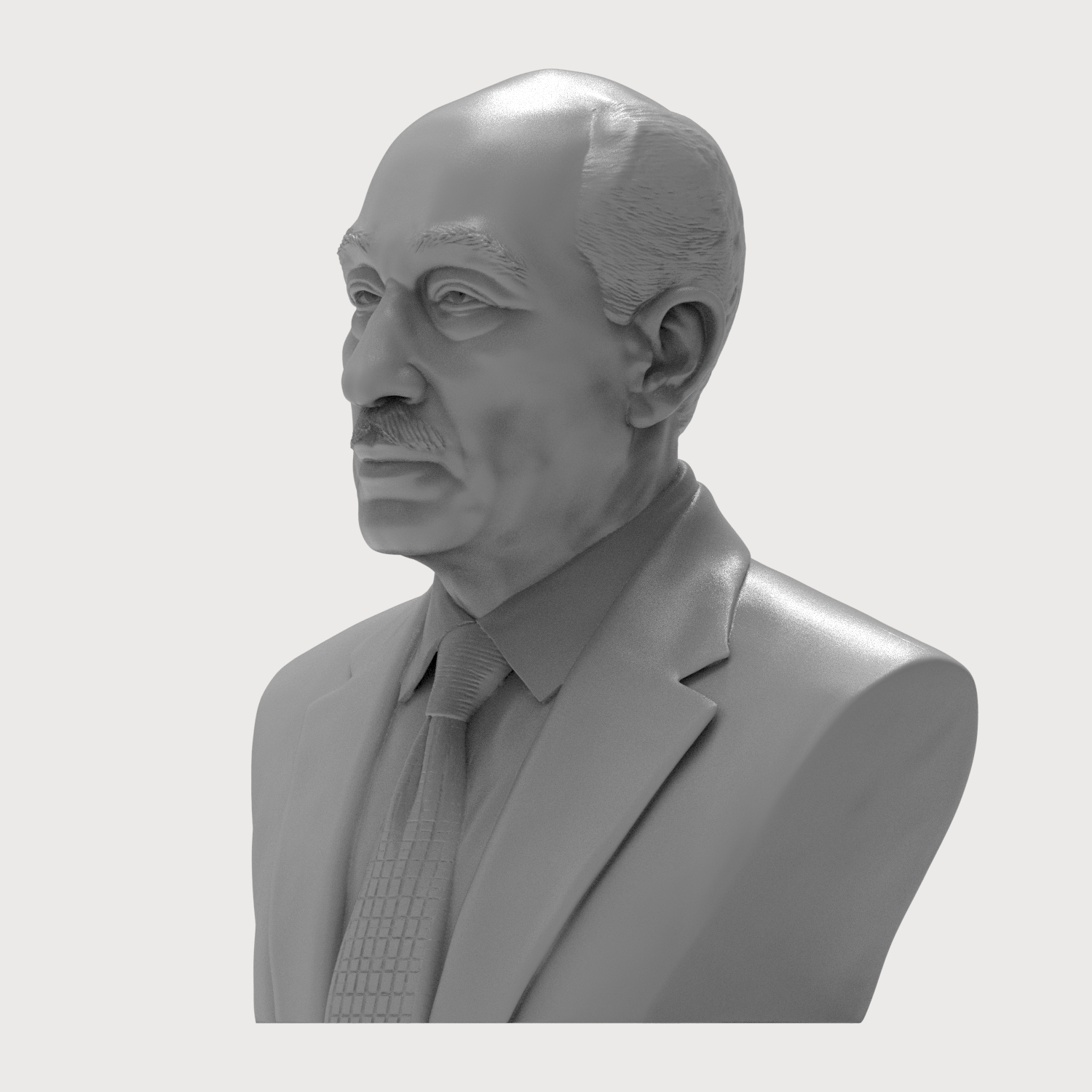 Anwar Sadat 3D Printable Bust 3D Model