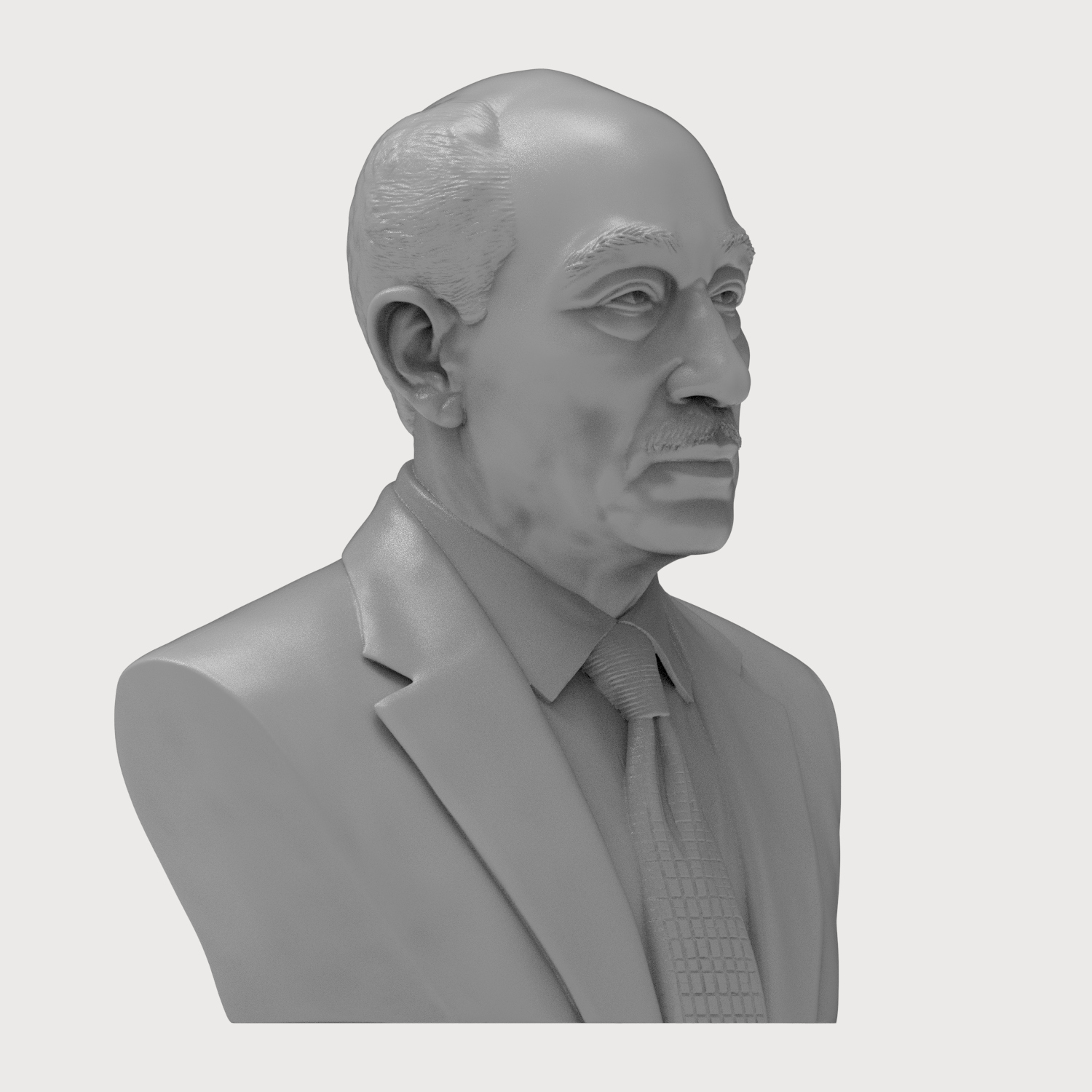 Anwar Sadat 3D Printable Bust 3D Model