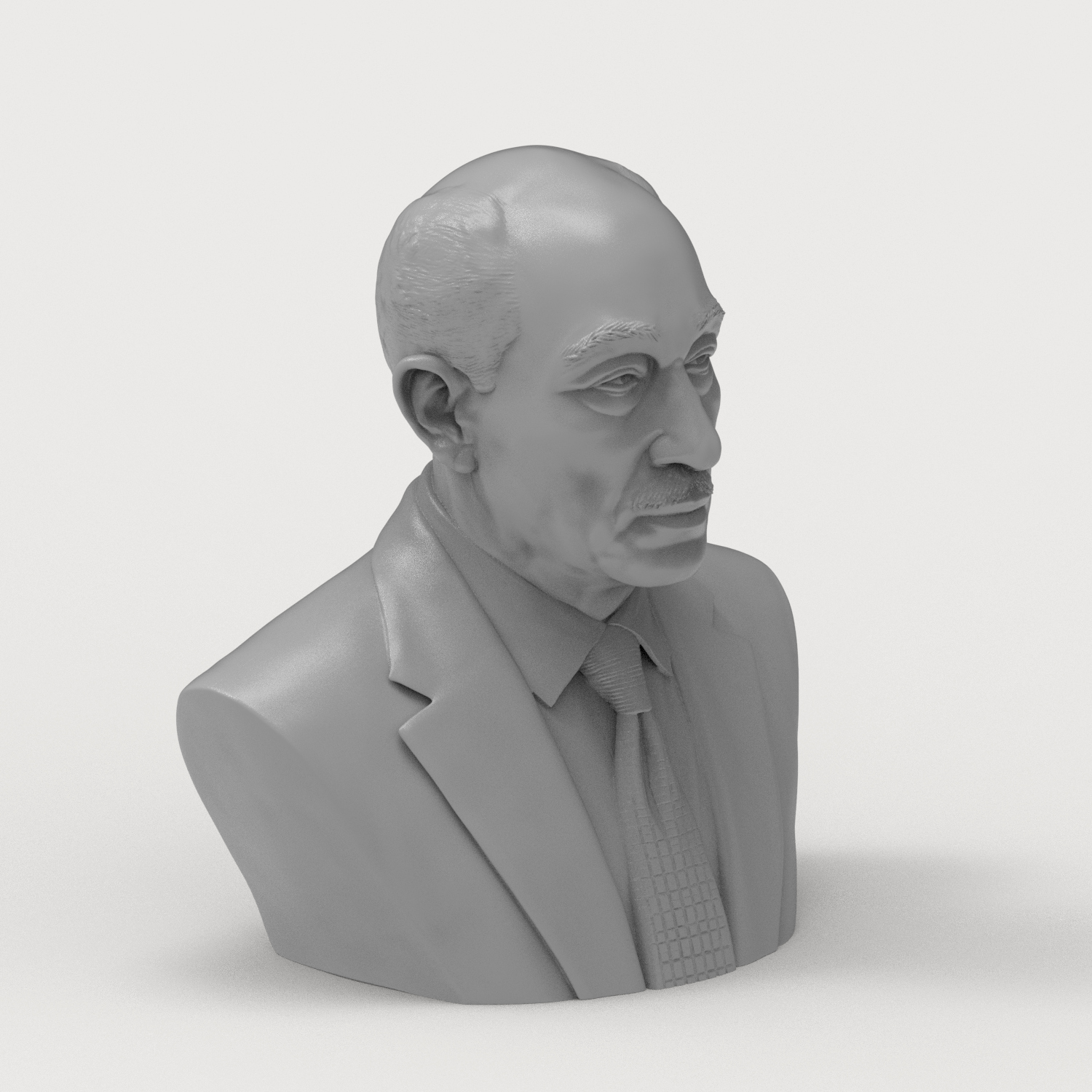 Anwar Sadat 3D Printable Bust 3D Model