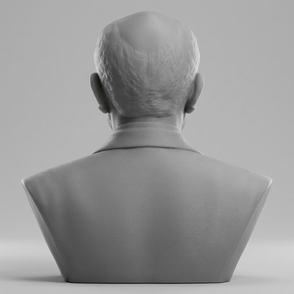 Anwar Sadat 3D Printable Bust 3D Model