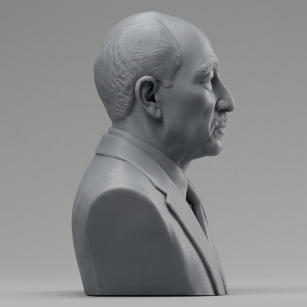 Anwar Sadat 3D Printable Bust 3D Model