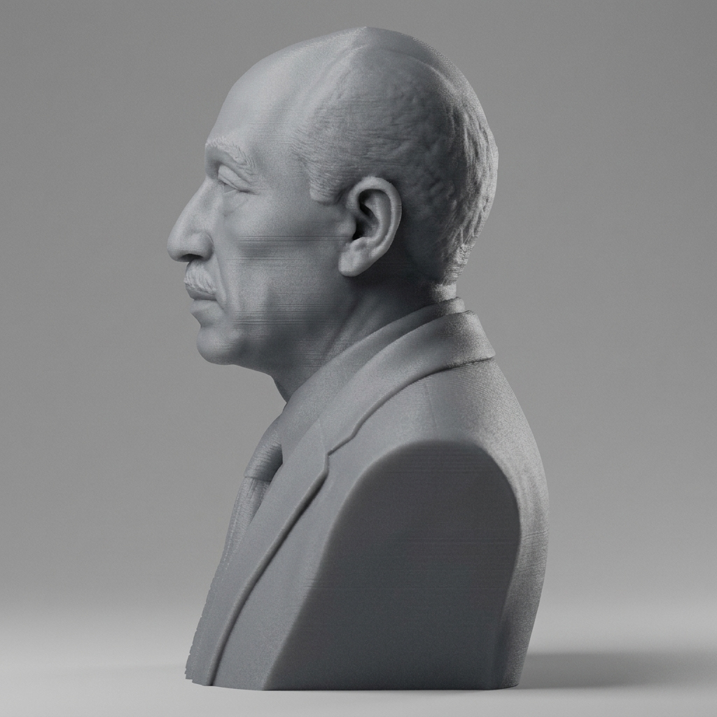 Anwar Sadat 3D Printable Bust 3D Model