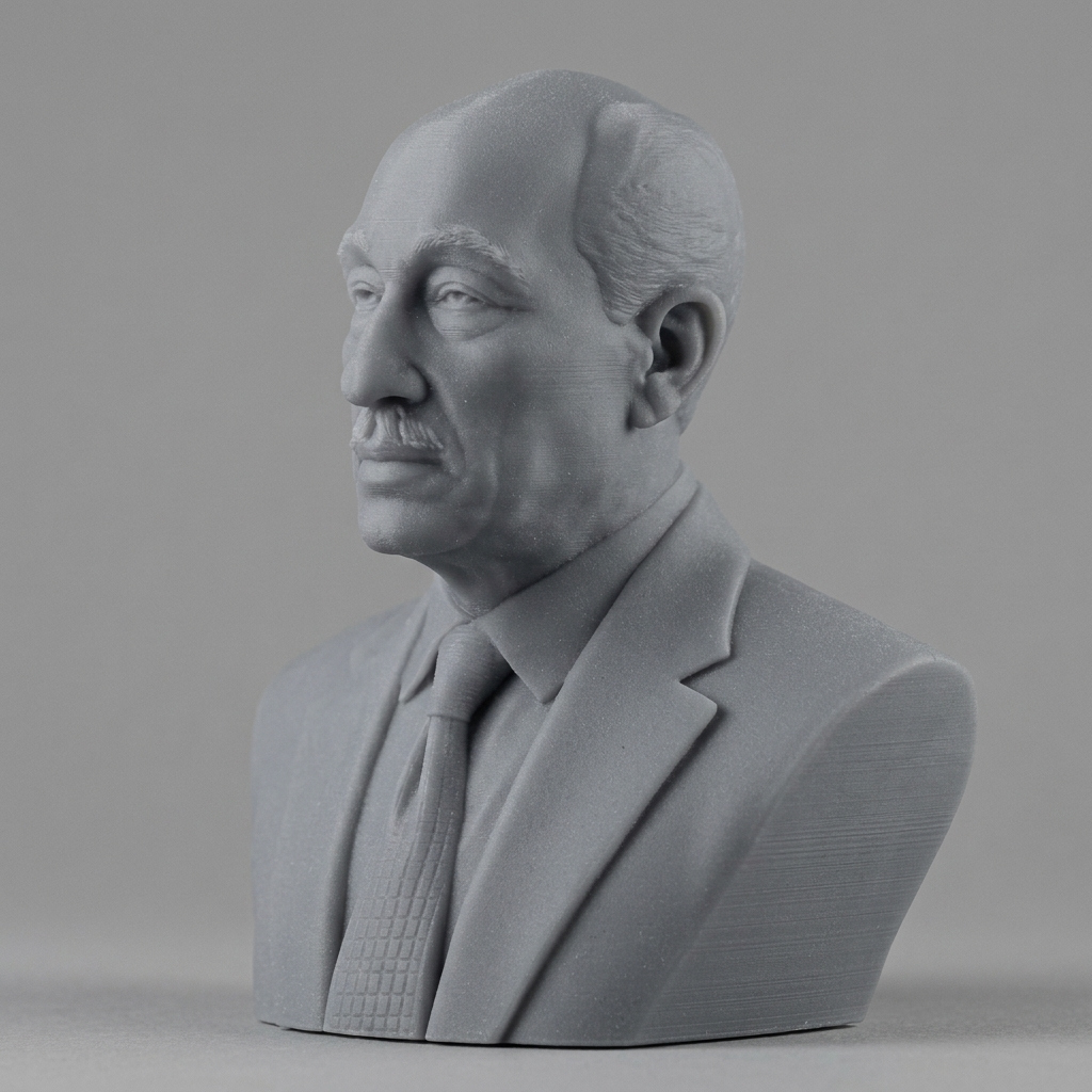 Anwar Sadat 3D Printable Bust 3D Model