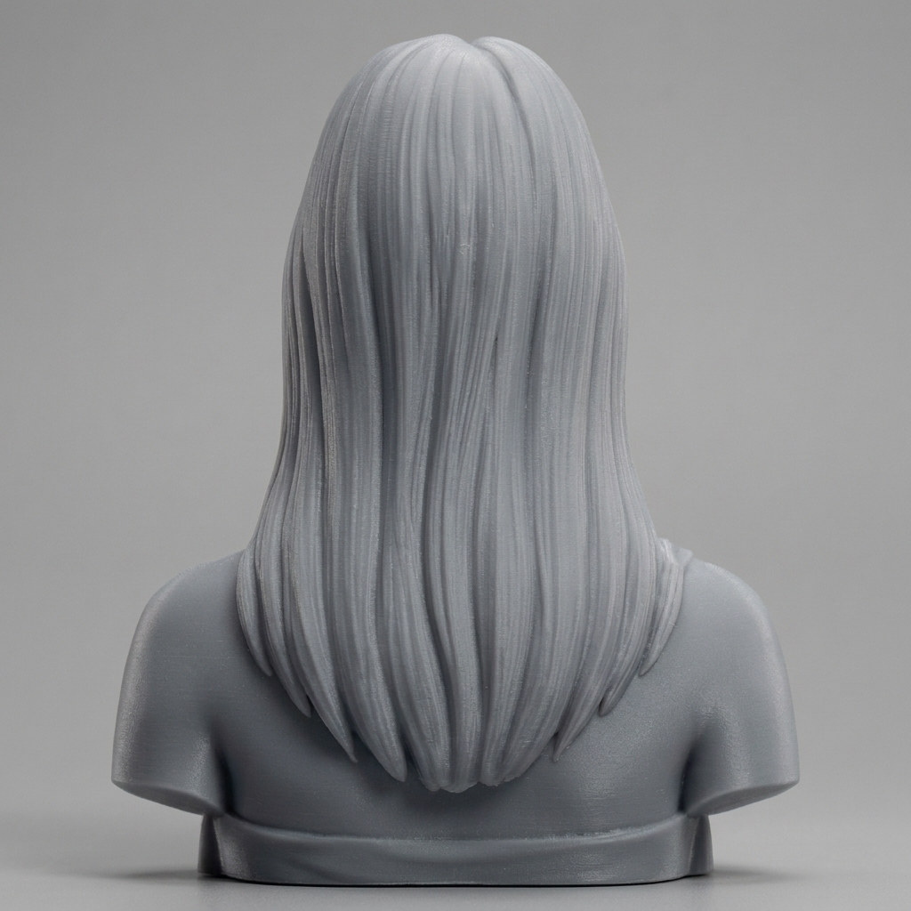Anya Taylor-Joy Portrait Bust 3D Model