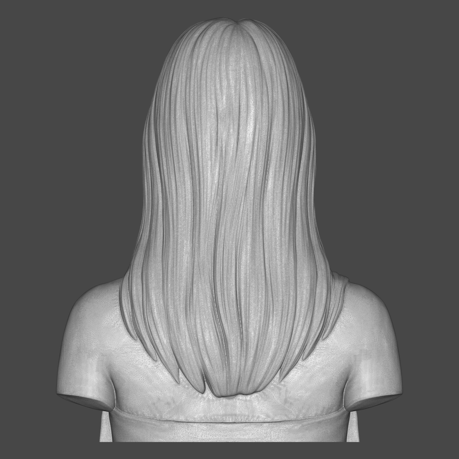 Anya Taylor-Joy Portrait Bust 3D Model