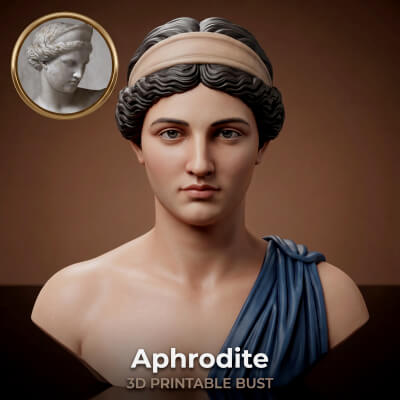 Aphrodite Bust 3D Print Model