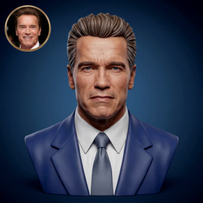 Arnold Schwarzenegger 3d Printable Bust