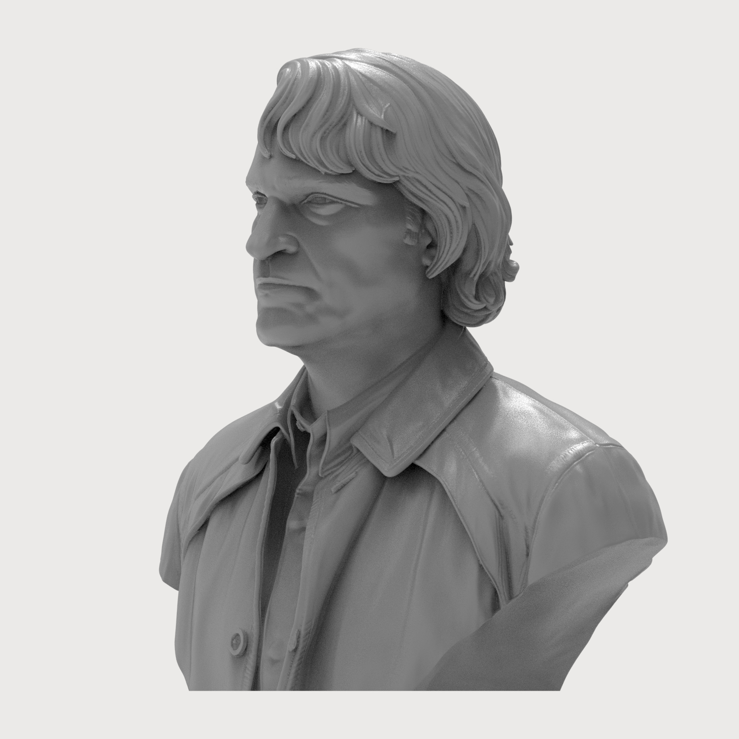 Arthur Fleck Joker 3D Printable Bust 3D Model
