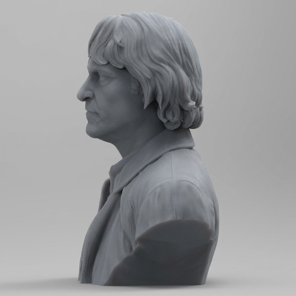 Arthur Fleck Joker 3D Printable Bust 3D Model