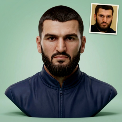 Artur Beterbiev 3D Printable Bust