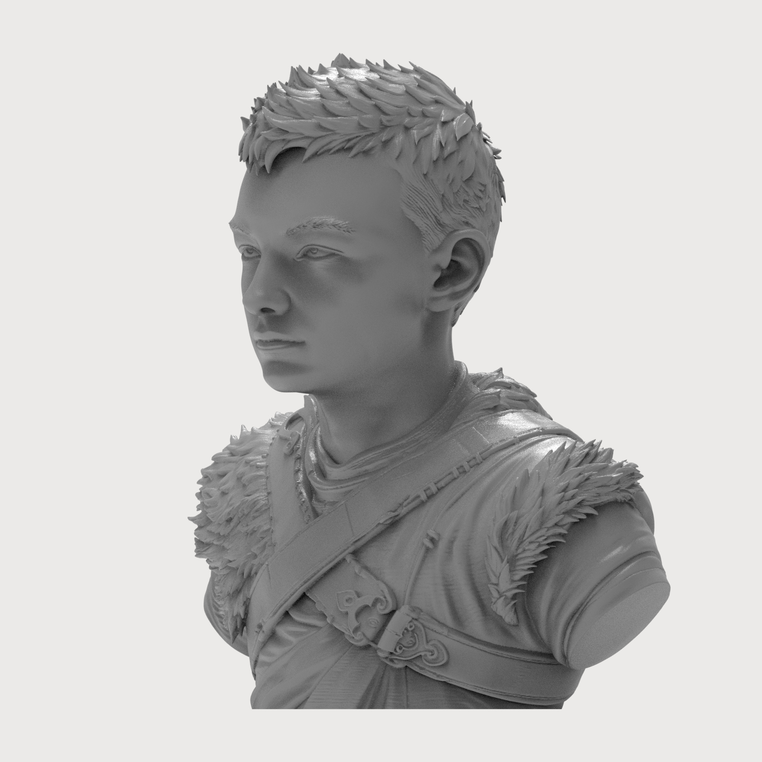Atreus God of War Ragnarök Bust 3D Model