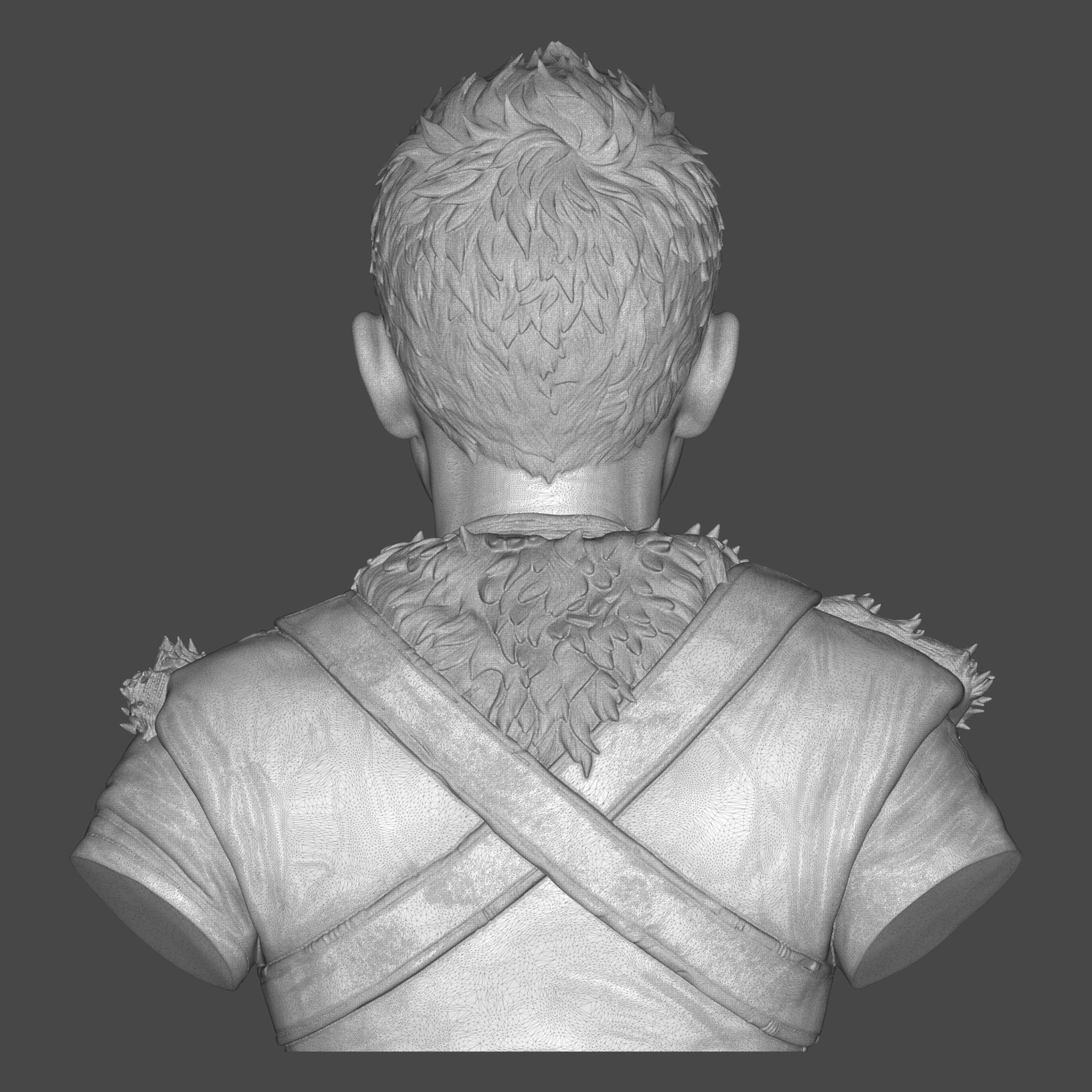 Atreus God of War Ragnarök Bust 3D Model