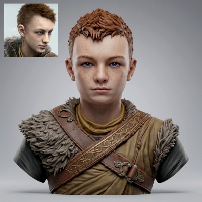 Atreus God of War Ragnarök Bust