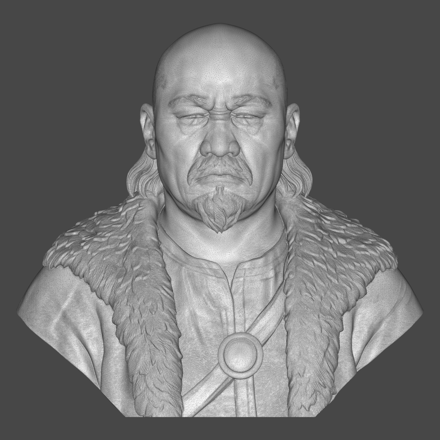 Attila the Hun 3D Printable Bust 3D Model