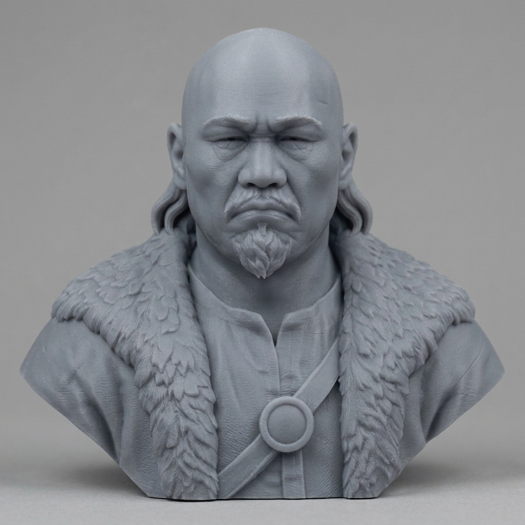 Attila the Hun 3D Printable Bust 3D Model