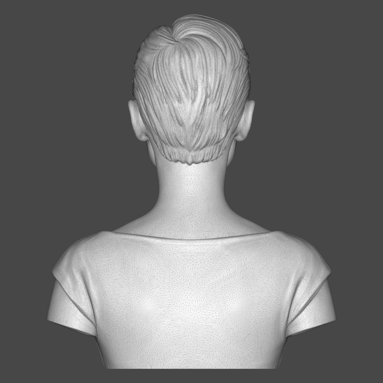 Audrey Hepburn 3D Printable Bust 3D Model