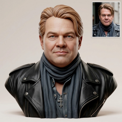 AXL Rose 3D Printable Bust
