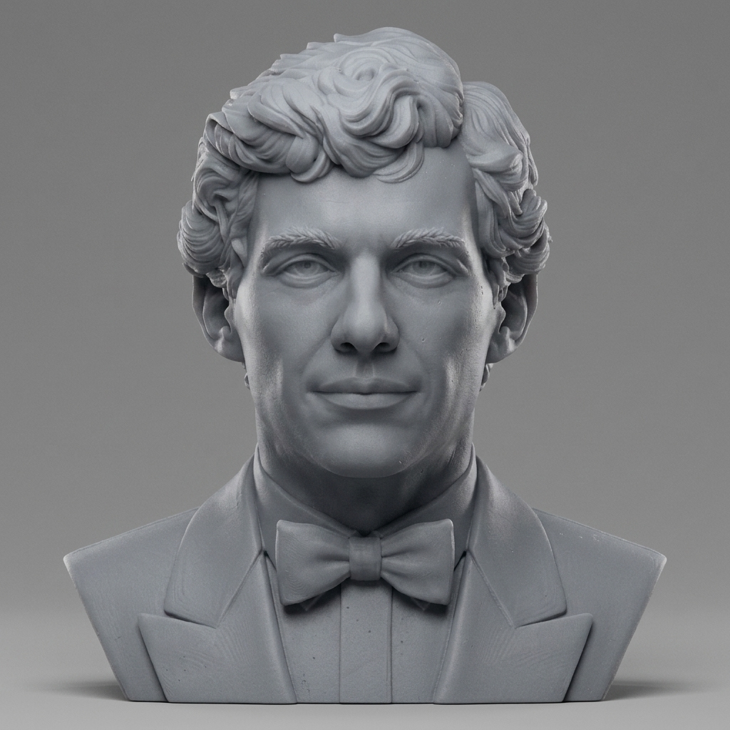 Ayrton Senna 3D Printable Bust 3D Model