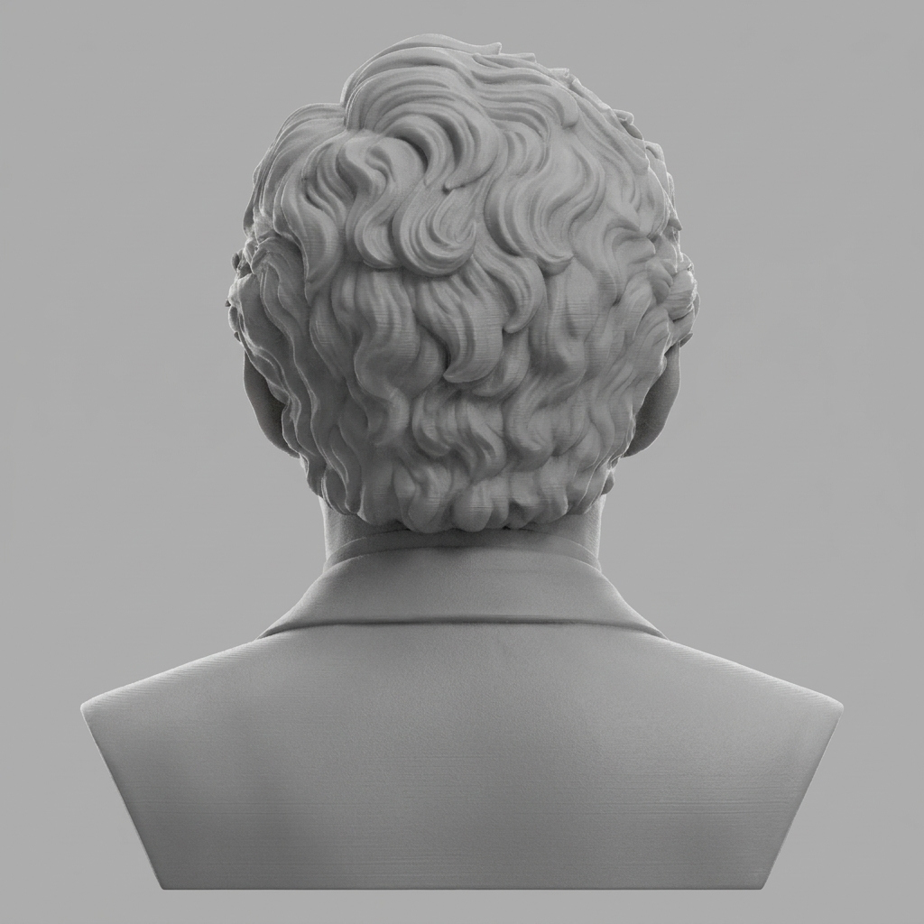 Ayrton Senna 3D Printable Bust 3D Model
