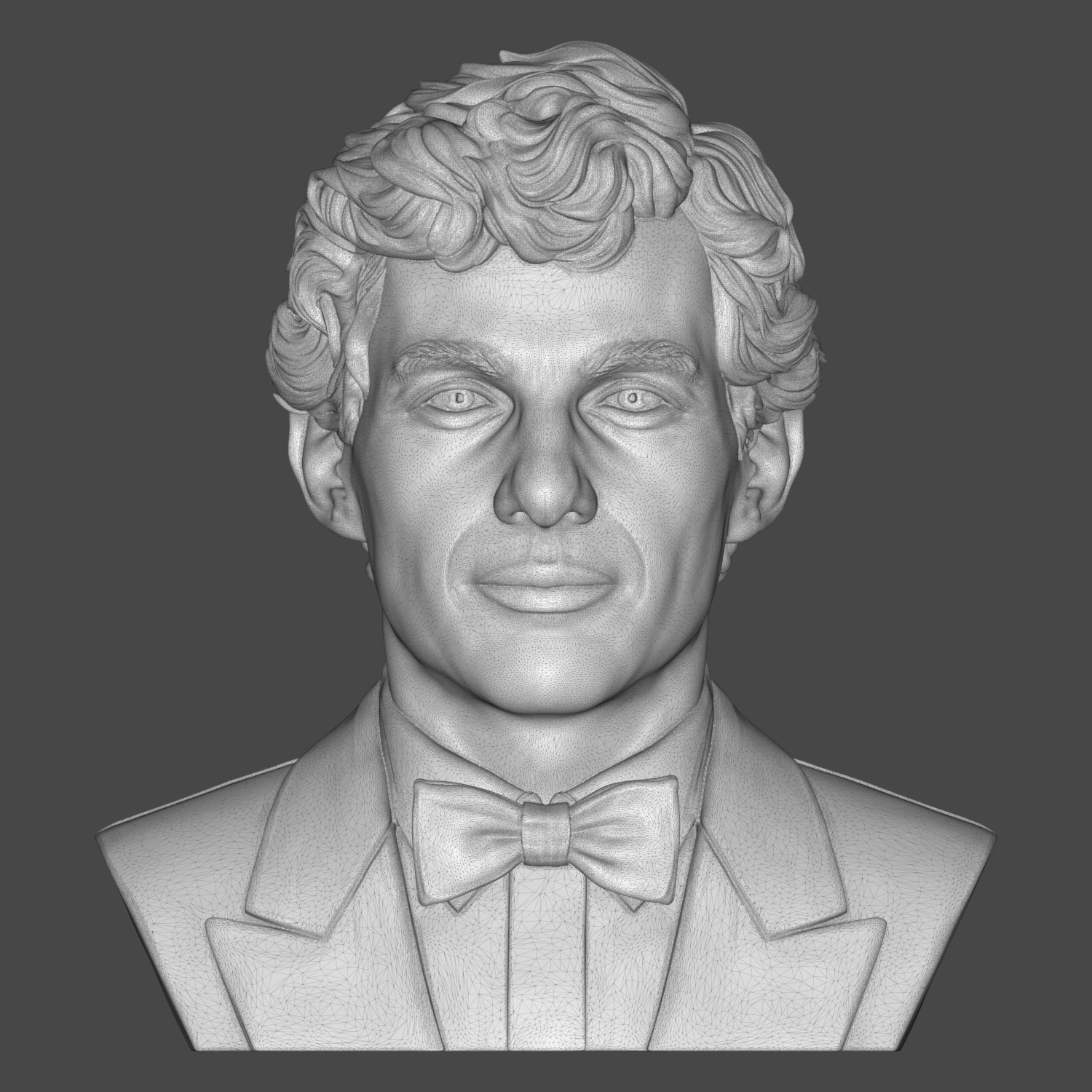 Ayrton Senna 3D Printable Bust 3D Model