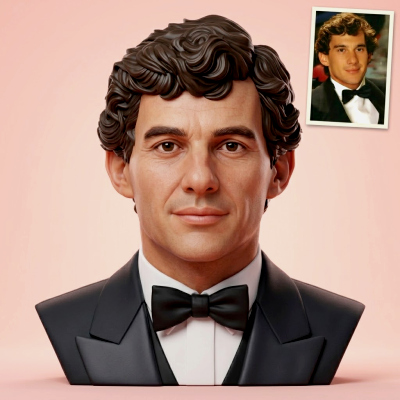 Ayrton Senna 3D Printable Bust