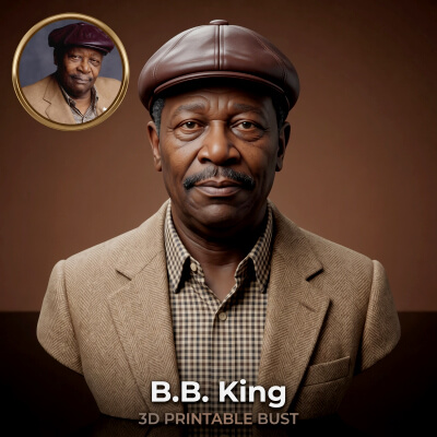 B.B. King Blues Legend Bust