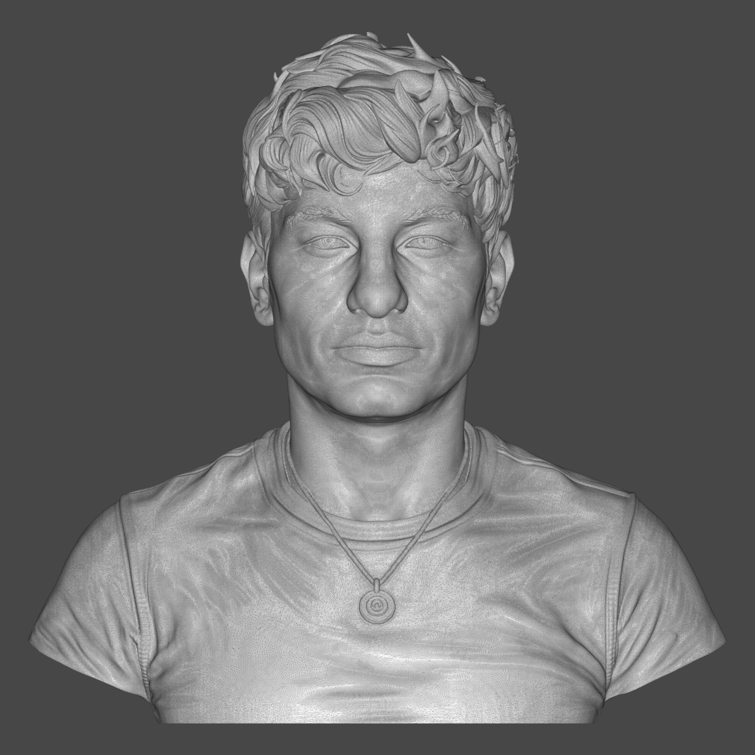 Barry Keoghan Actor Portrait Bust 3D Model