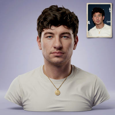 Barry Keoghan Actor Portrait Bust