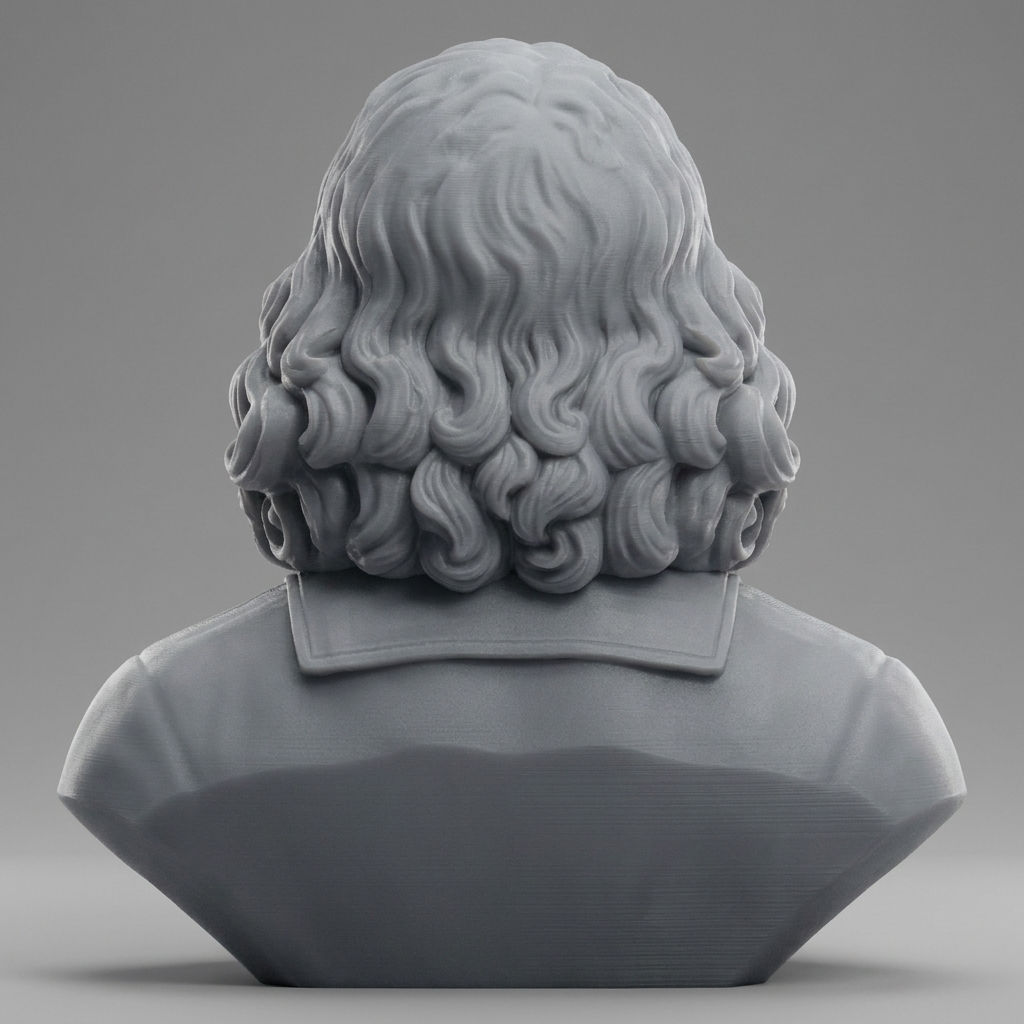 Baruch Spinoza Bust 3D Printable 3D Model