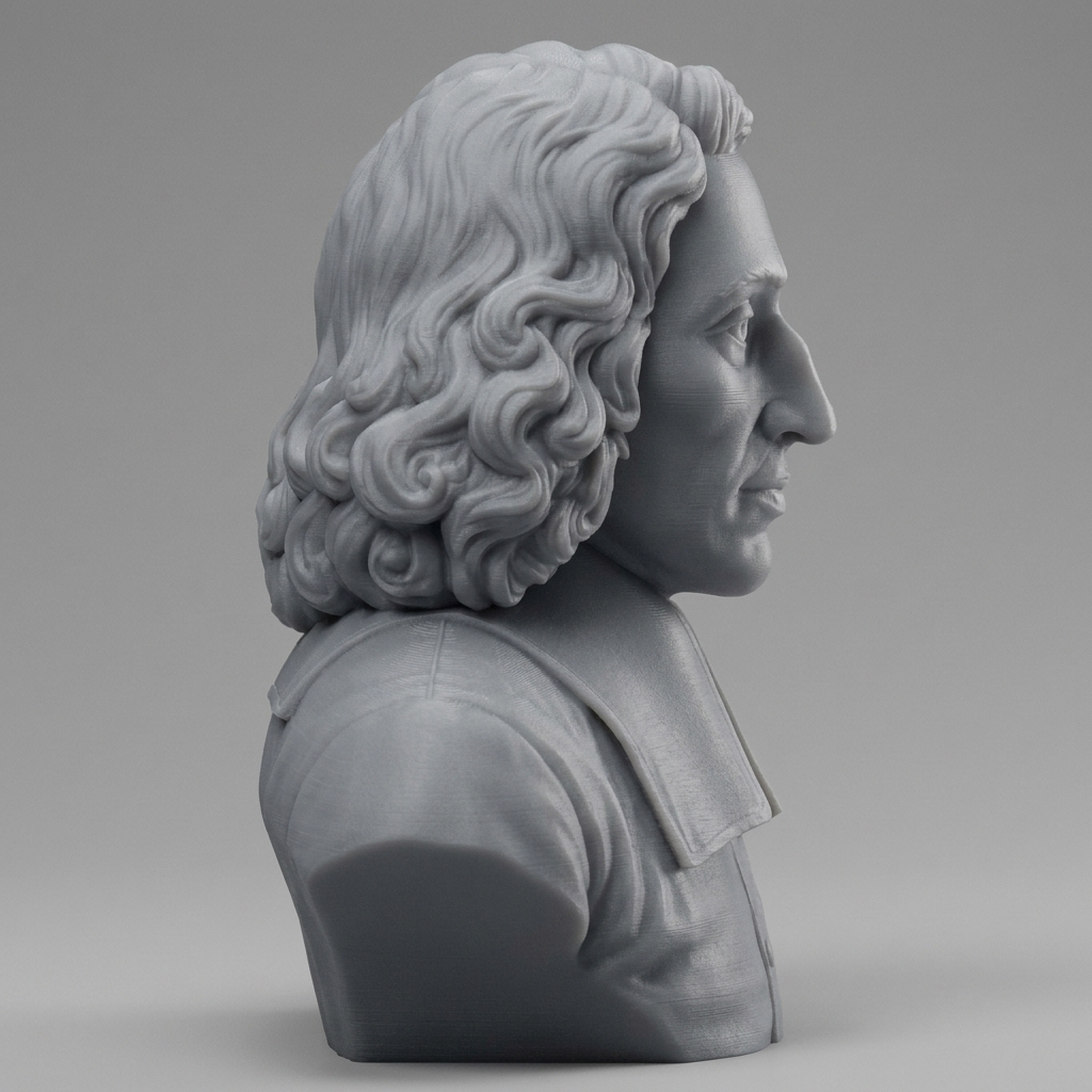 Baruch Spinoza Bust 3D Printable 3D Model