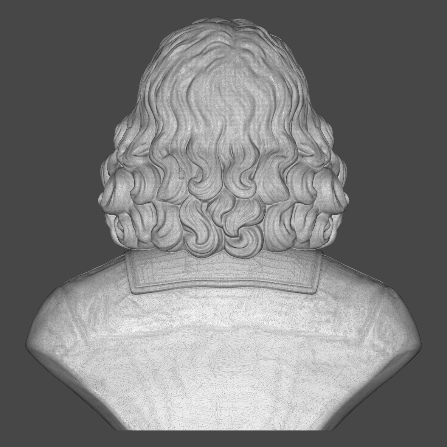 Baruch Spinoza Bust 3D Printable 3D Model