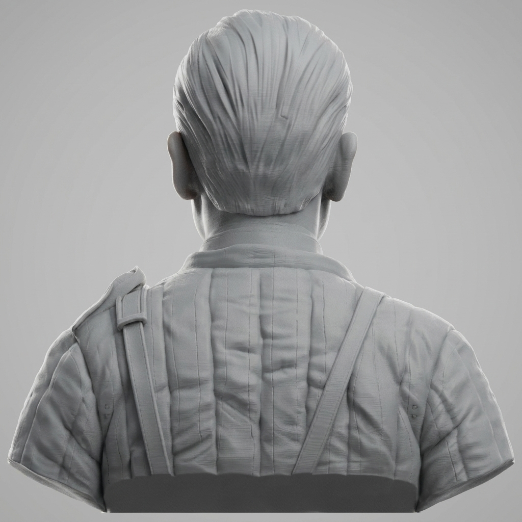 Bauyrjan Momyshuly 3D Printable Bust 3D Model