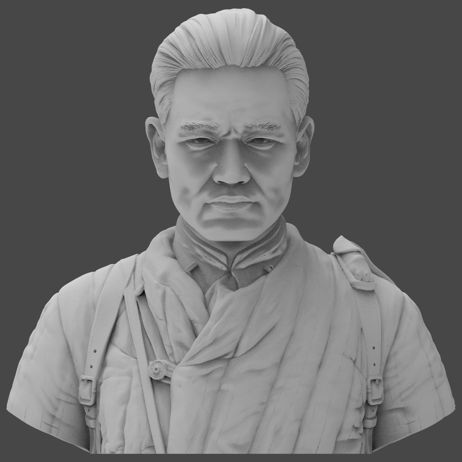 Bauyrjan Momyshuly 3D Printable Bust 3D Model