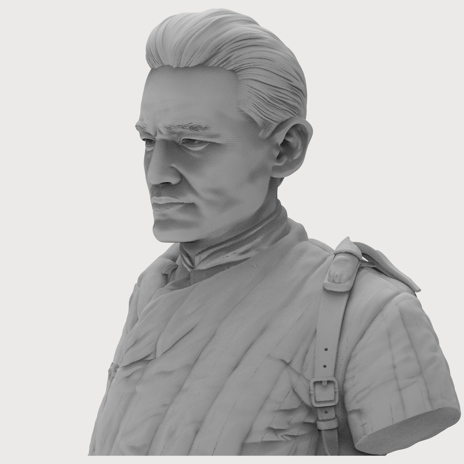 Bauyrjan Momyshuly 3D Printable Bust 3D Model