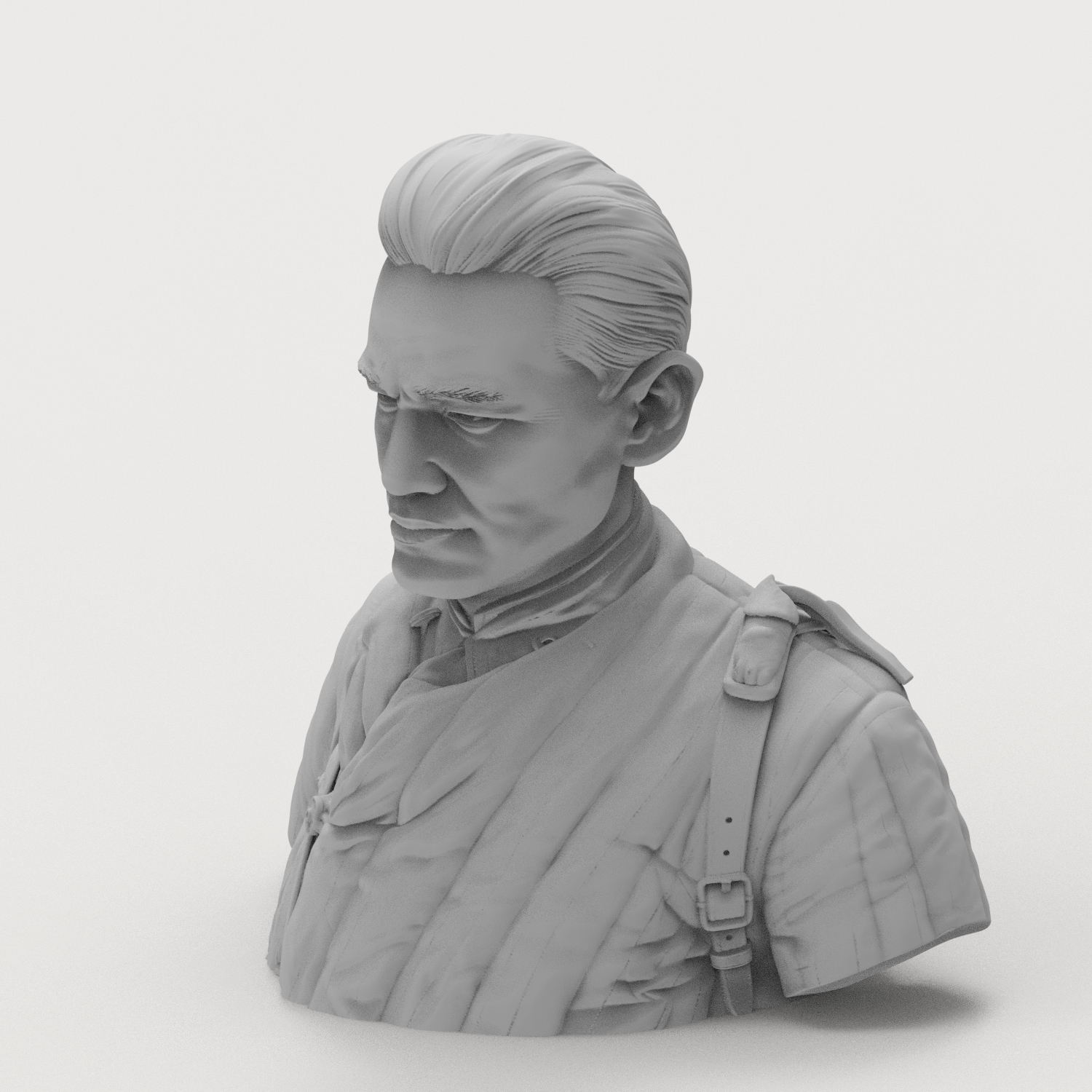 Bauyrjan Momyshuly 3D Printable Bust 3D Model