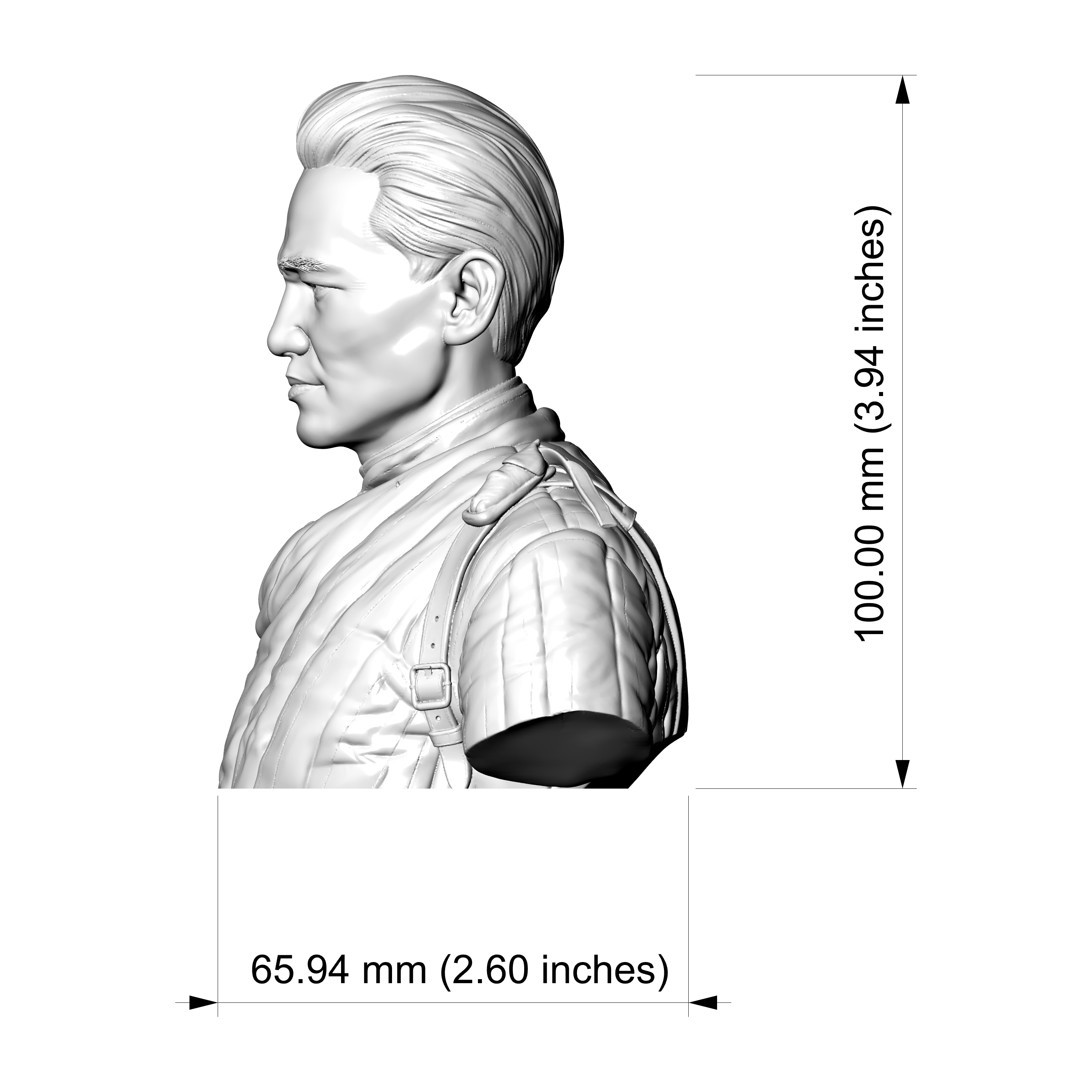 Bauyrjan Momyshuly 3D Printable Bust 3D Model