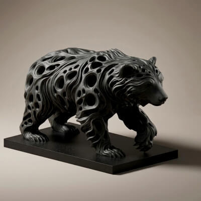 Bear 3D Printable Figurine