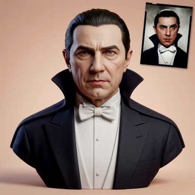 Bela Lugosi Count Dracula Bust 3D Print Model