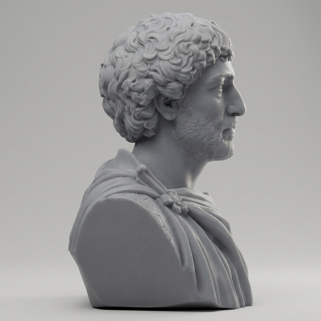 Belisarius Byzantine 3d Printable Bust 3D Model
