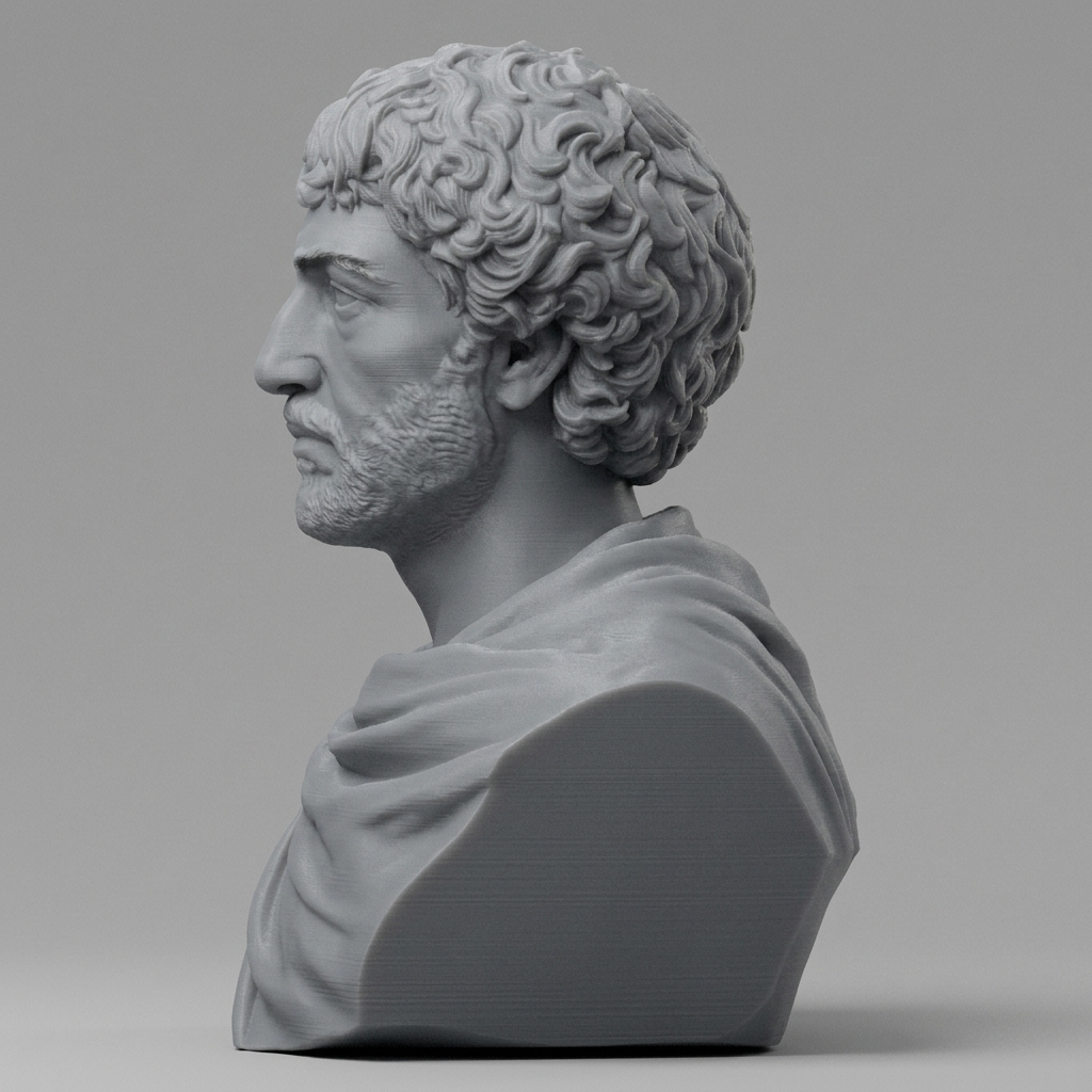 Belisarius Byzantine 3d Printable Bust 3D Model