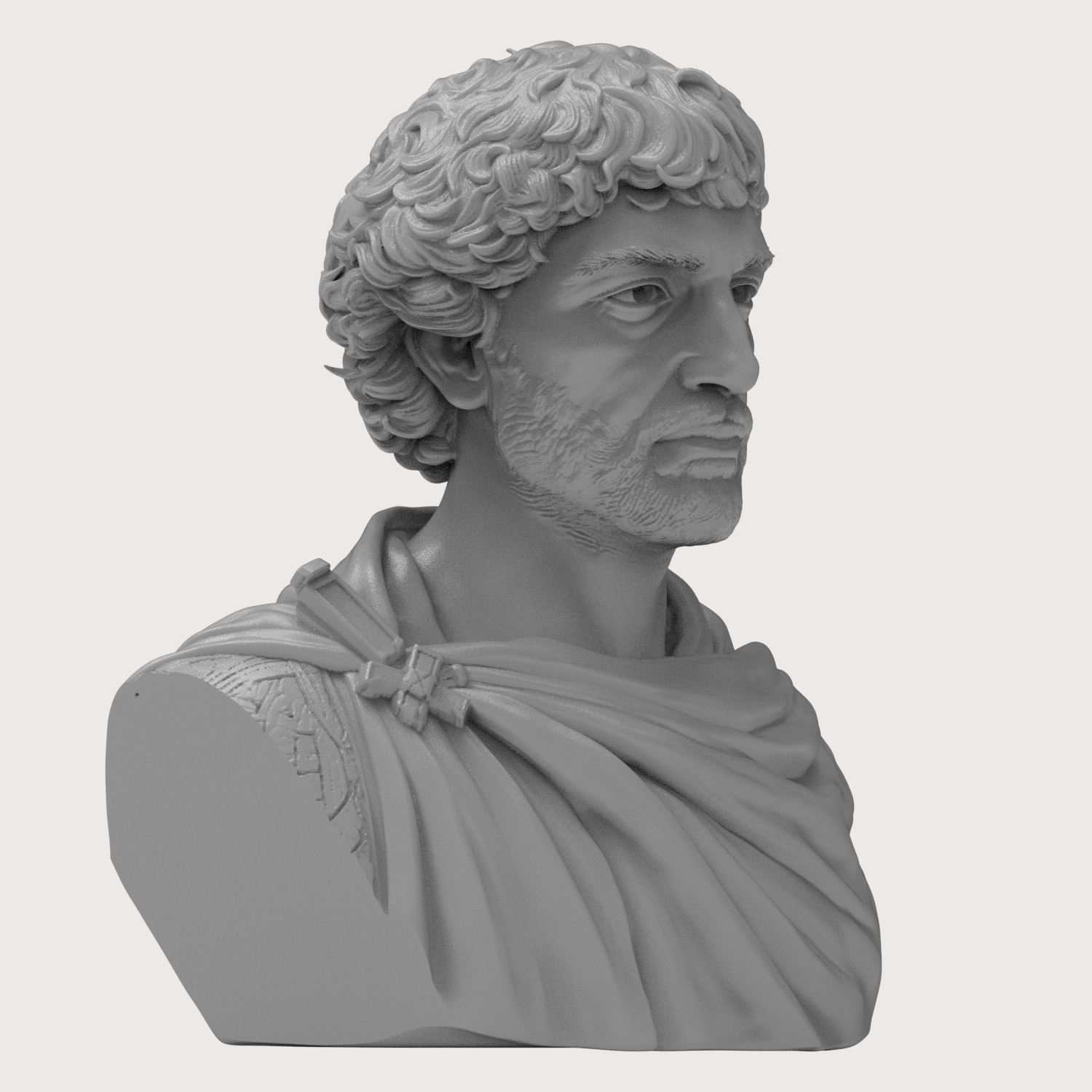 Belisarius Byzantine 3d Printable Bust 3D Model