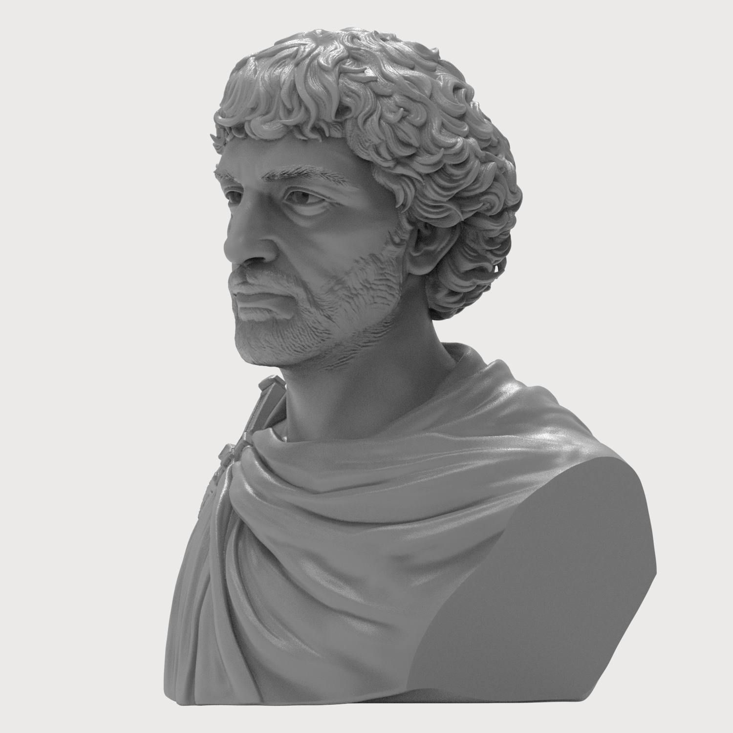 Belisarius Byzantine 3d Printable Bust 3D Model
