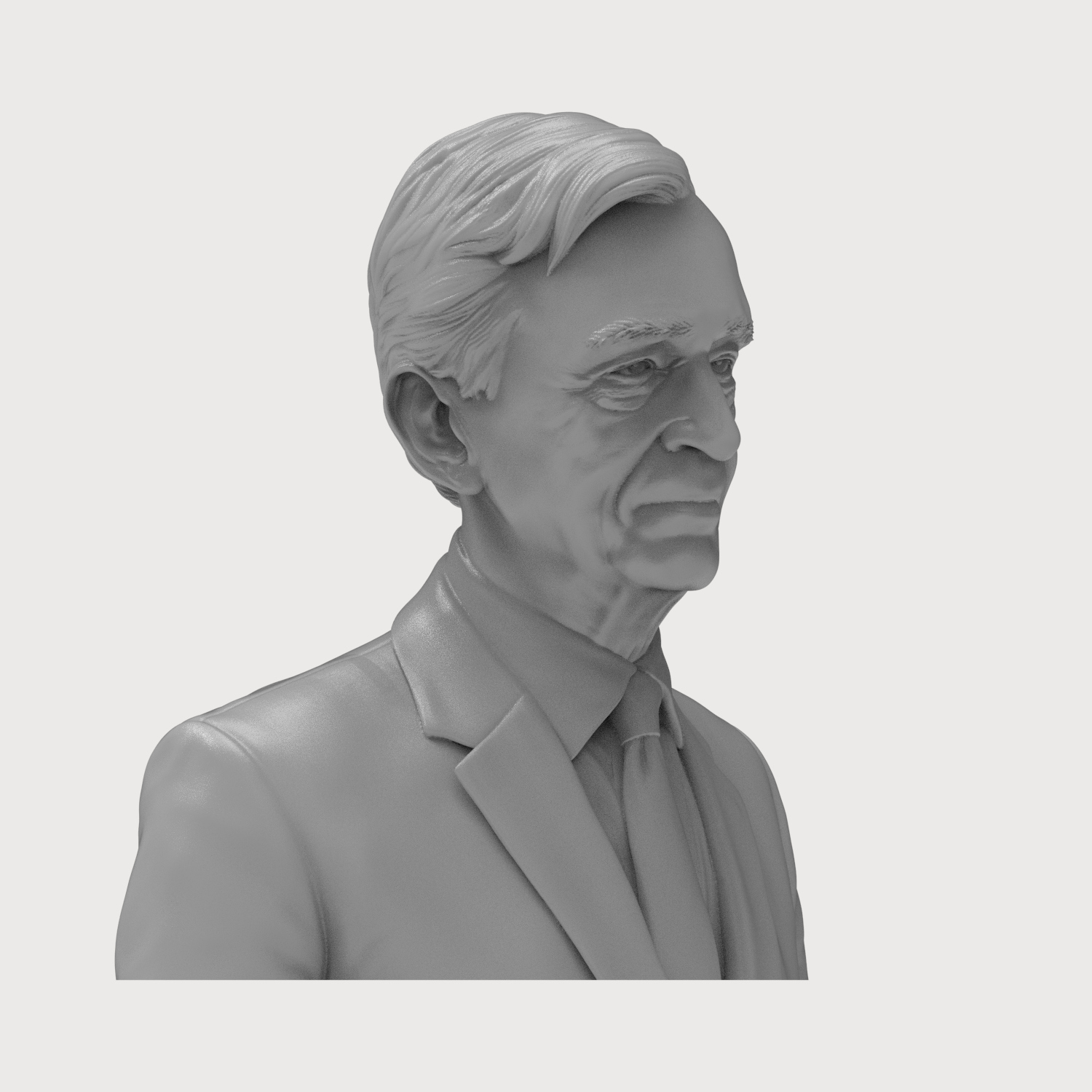 Bernard Arnault Bust 3D Printable 3D Model