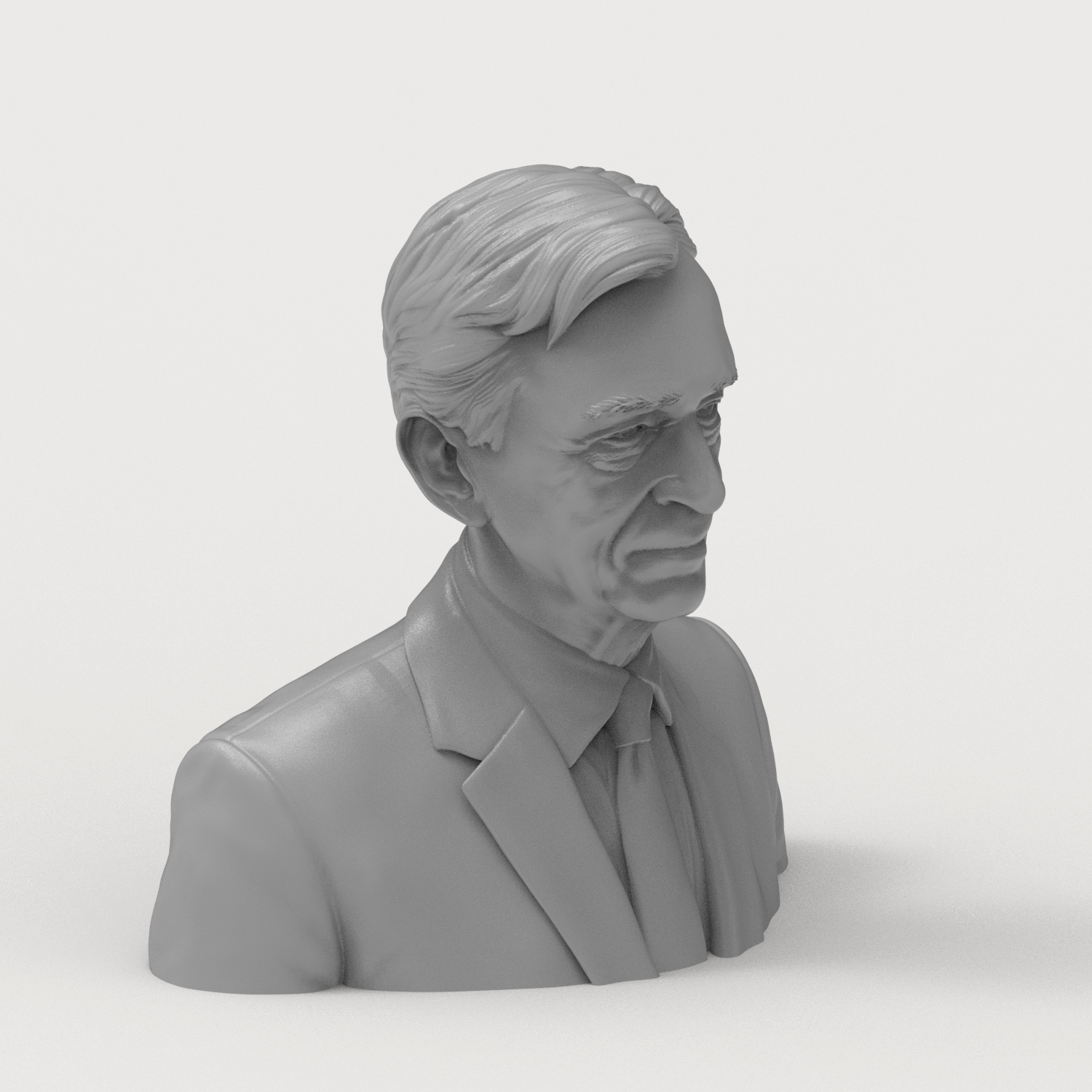 Bernard Arnault Bust 3D Printable 3D Model