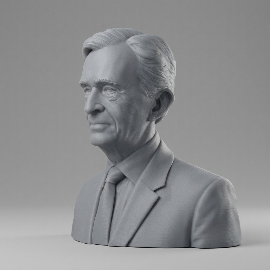 Bernard Arnault Bust 3D Printable 3D Model