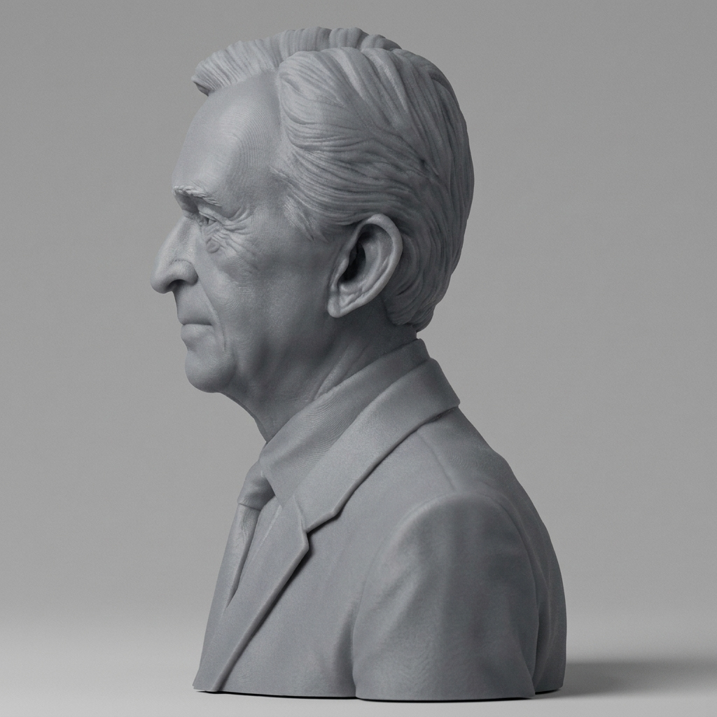 Bernard Arnault Bust 3D Printable 3D Model