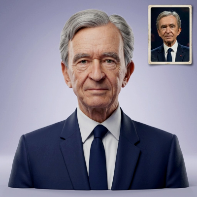 Bernard Arnault Bust 3D Printable