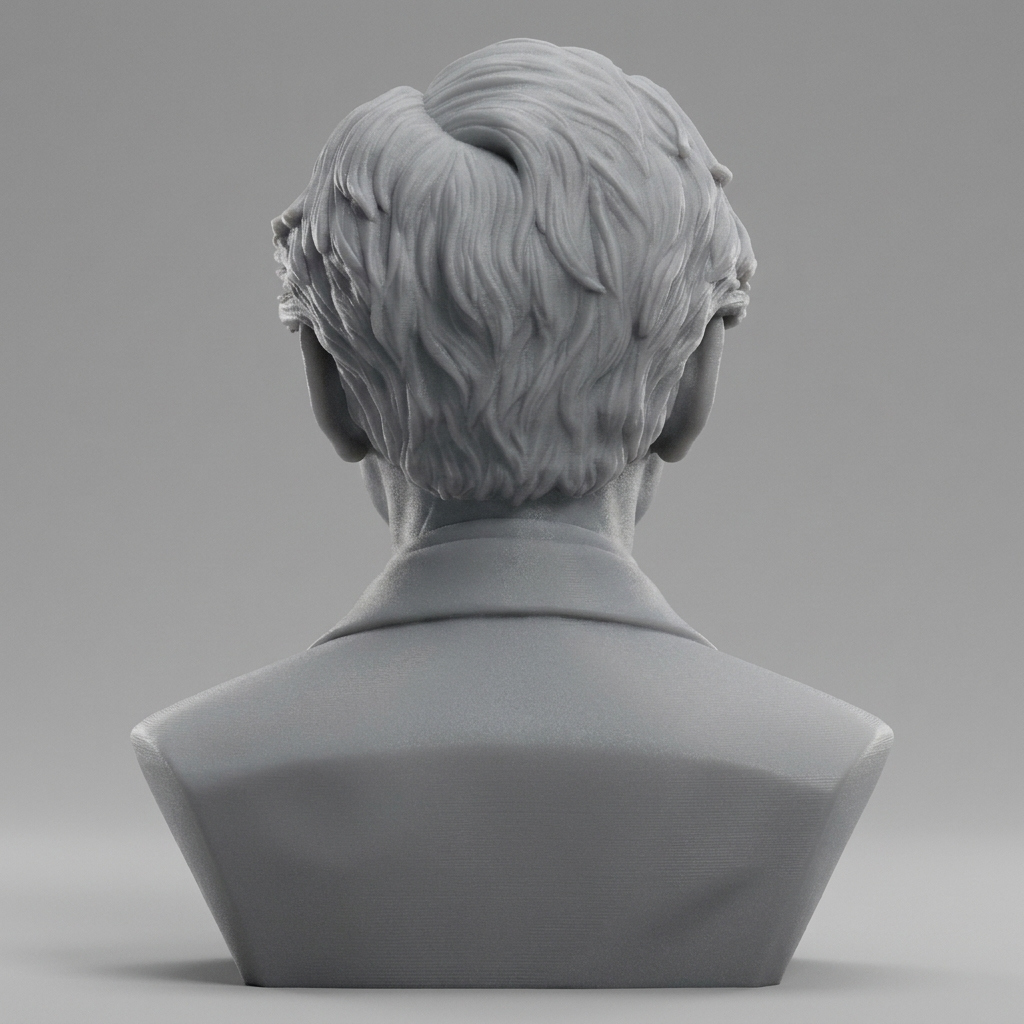 Bertrand Russell 3D Printable Bust 3D Model