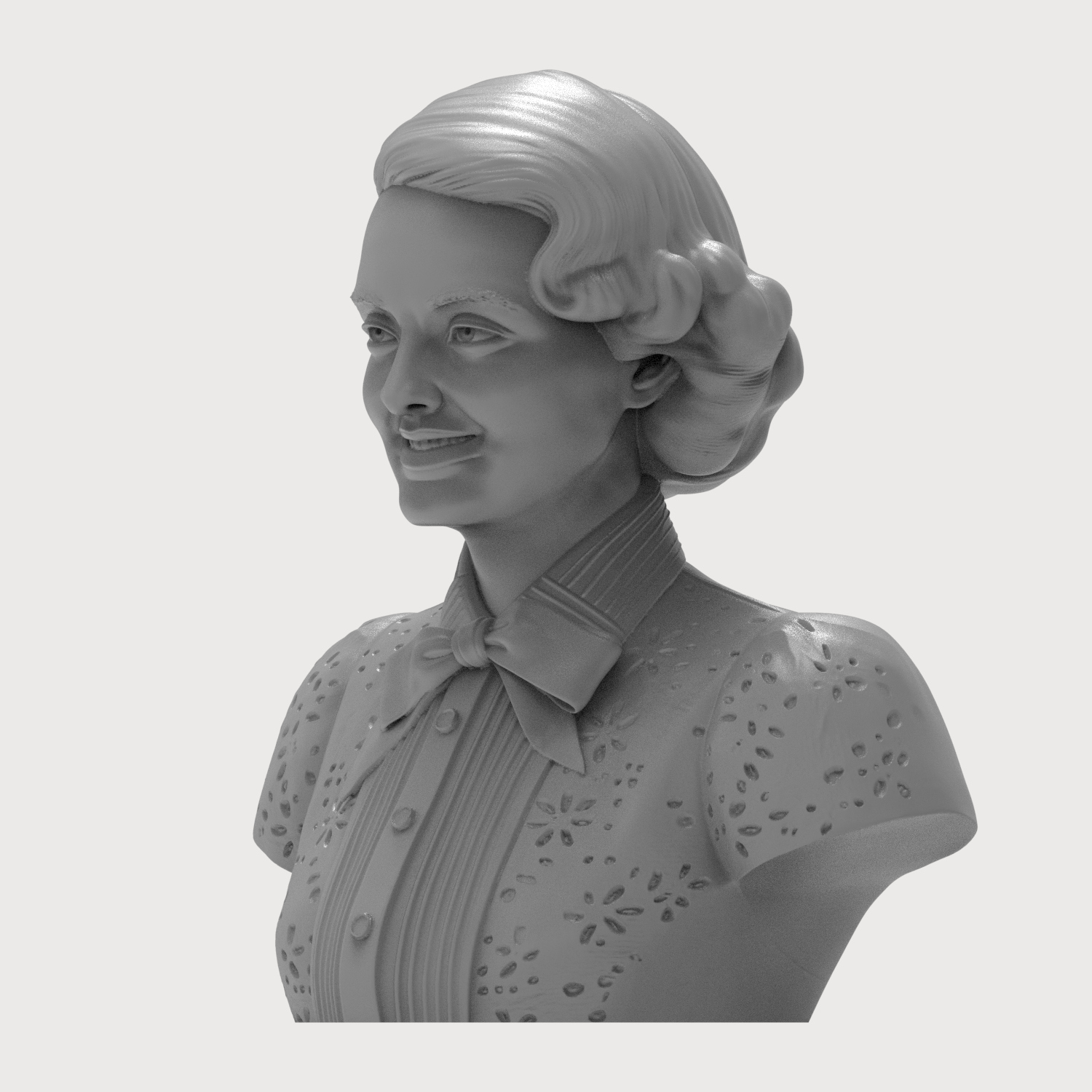 Bette Davis Bust 3D Printable 3D Model