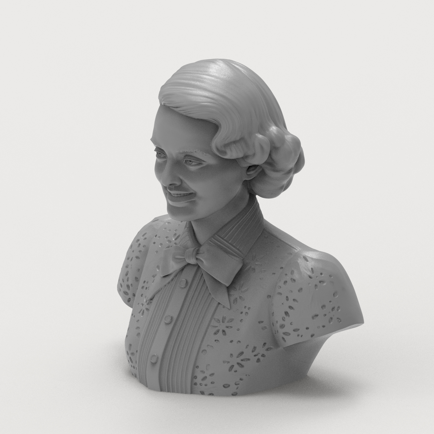 Bette Davis Bust 3D Printable 3D Model